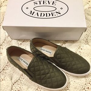 Olive Green Steve Madden Ecentrcq Sneakers